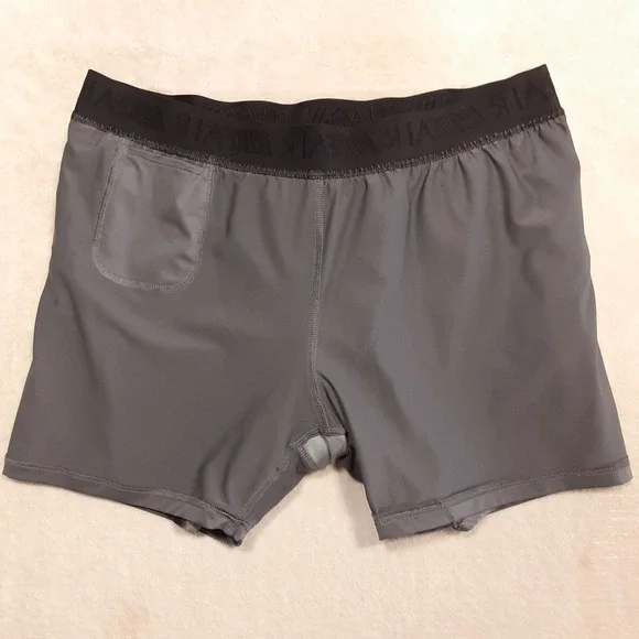 Nike Womans Lightweight Running Shorts Sz.L/Gray-Black/Lined/NikeAir All Print - Picture 7 of 10